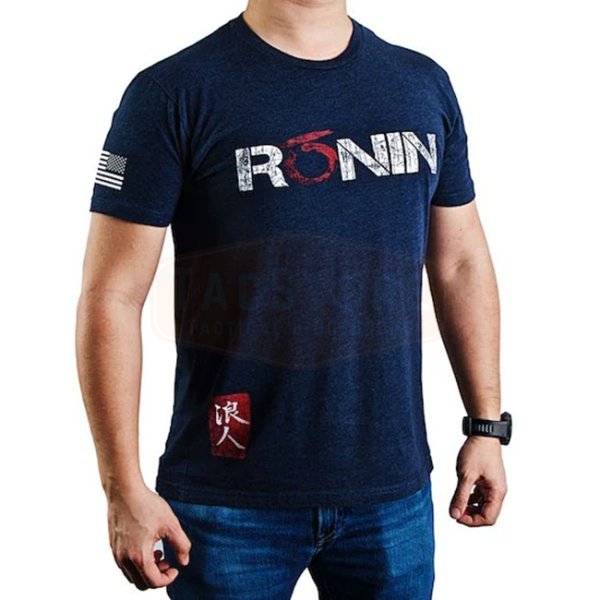 Ronin Tactics Bushido T-Shirt - Navy Blue - L