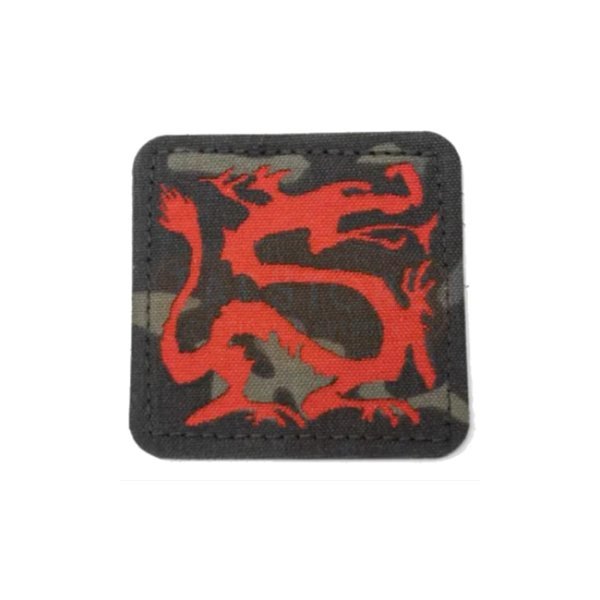 Ronin Tactics Dragon Nylon Logo Patch Limited Edition - Black