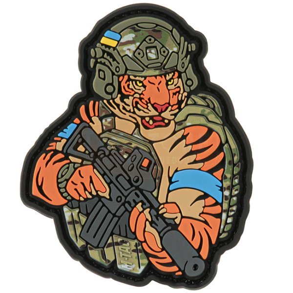 M-Tac Tiger Blue Tape Rubber Patch - Multicam