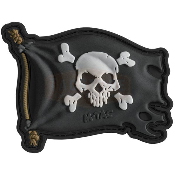 M-Tac Jolly Roger Rubber Patch - Black