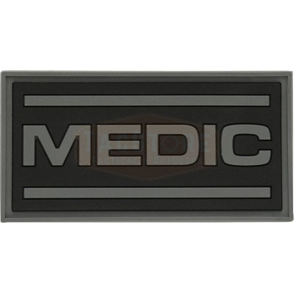 M-Tac Medic Rubber Patch - Black / Grey