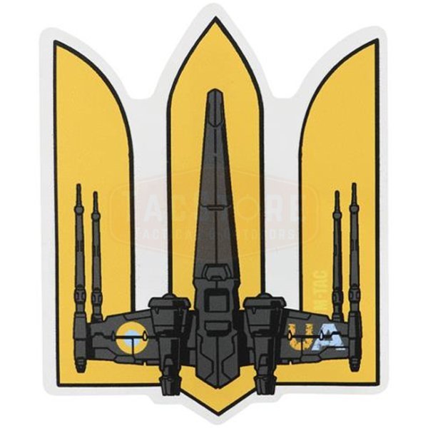 M-Tac Trident UA-Wing Sticker Small - Yellow