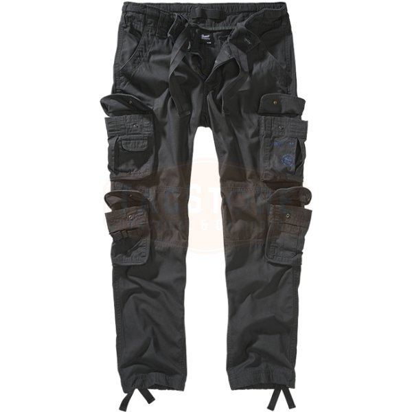 Brandit Pure Slim Fit Trousers - Anthracite - M