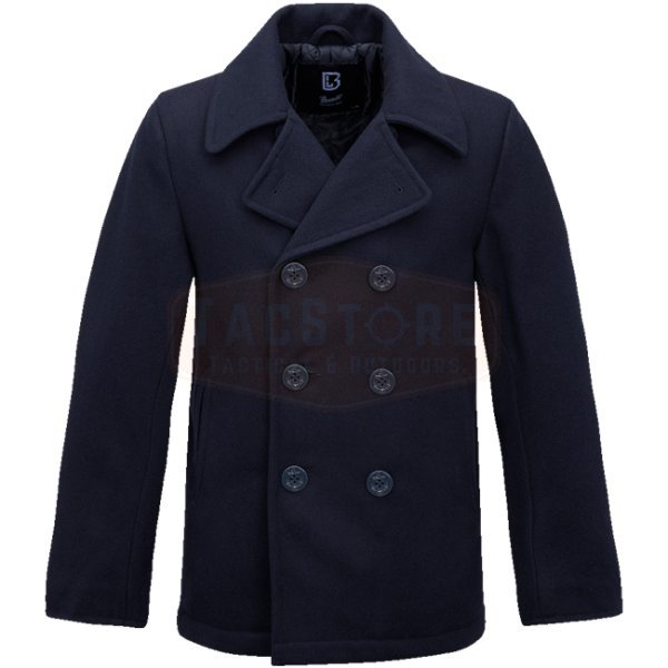 Brandit Pea Coat - Navy - L