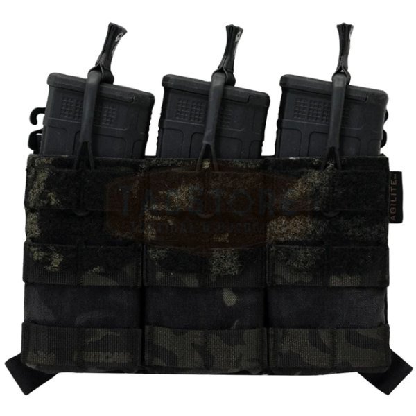 Agilite AG3 Placard Triple Mag Pouch - Multicam Black