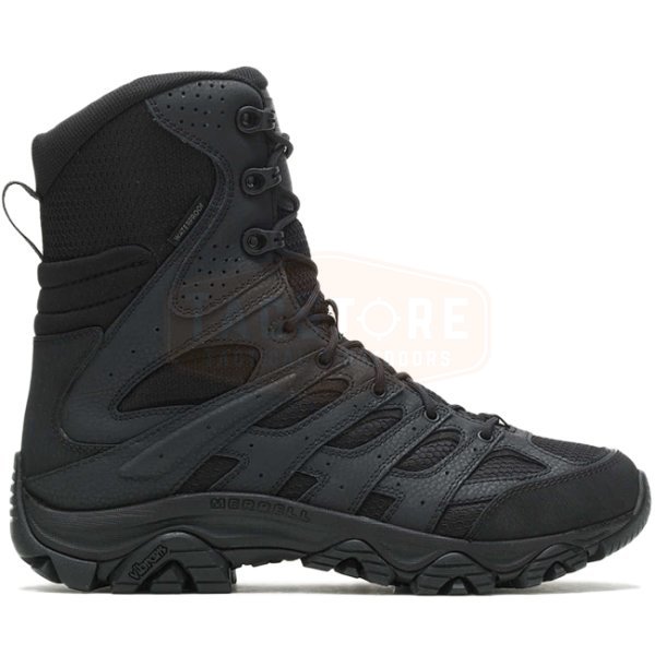 Merrell MOAB 3 8 Inch Tactical Zip WP - Black - UK 4.5