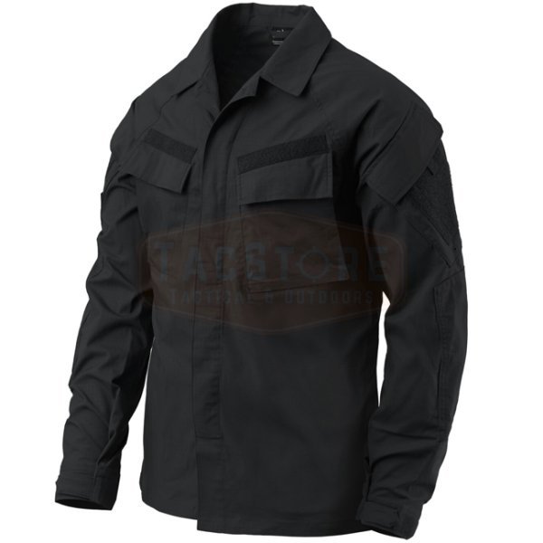 Helikon-Tex Raid Shirt - PolyCotton Stretch Ripstop - Black - S