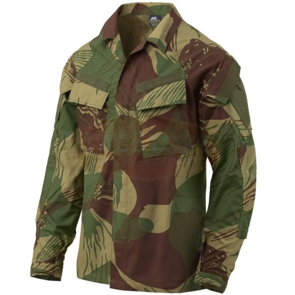 Helikon-Tex Raid Shirt - PolyCotton Stretch Ripstop - Rhodesian Camo - XL