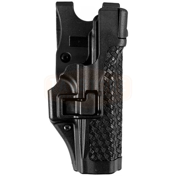 BLACKHAWK Level 3 Basketweave SERPA Duty Holster Glock 17/19/22/23/31/32 RH - Black