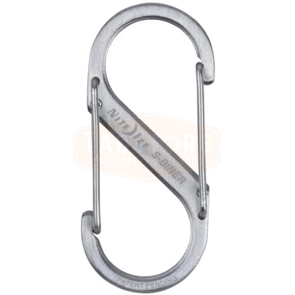 Nite Ize Dual Carabiner Stainless Steel #4 - Silver