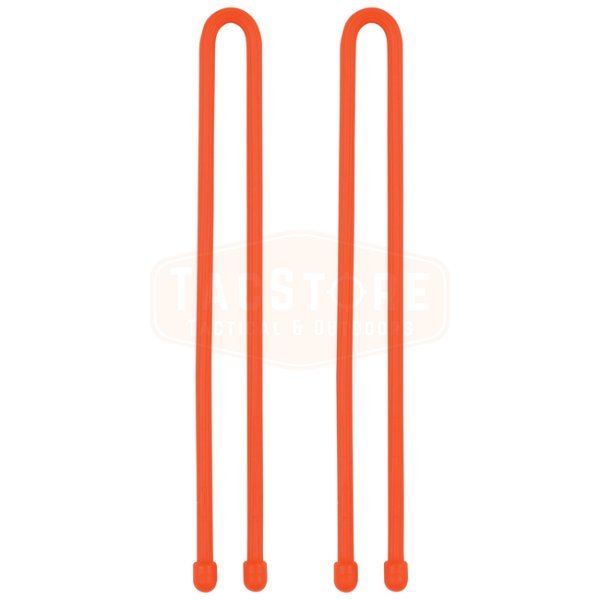 Nite Ize Gear Tie Reusable Rubber Twist Tie 2 Pack 12 Inch - Orange