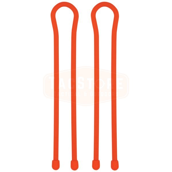 Nite Ize Gear Tie Reusable Rubber Twist Tie 2 Pack 24 Inch - Orange