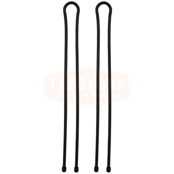 Nite Ize Gear Tie Reusable Rubber Twist Tie 2 Pack 32 Inch - Black