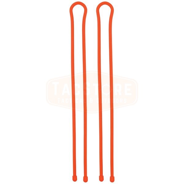 Nite Ize Gear Tie Reusable Rubber Twist Tie 2 Pack 32 Inch - Orange