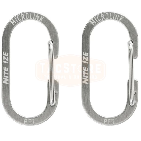 Nite Ize Microlink Pet Tag Carabiner 2 Pack