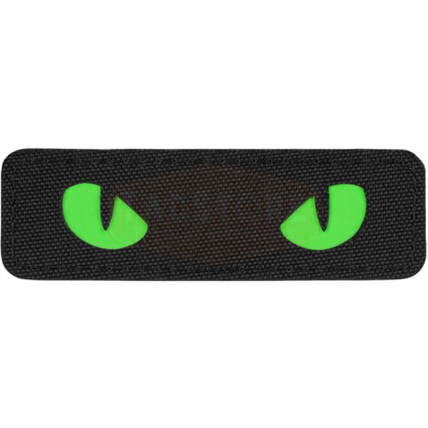 M-Tac Green Cat Eyes Laser Cut Patch - Black