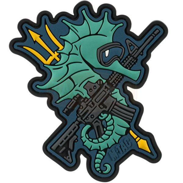 M-Tac Sea Horse Rubber Patch - Blue