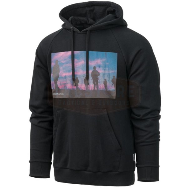 Direct Action Hoodie Sunset - Black - 2XL