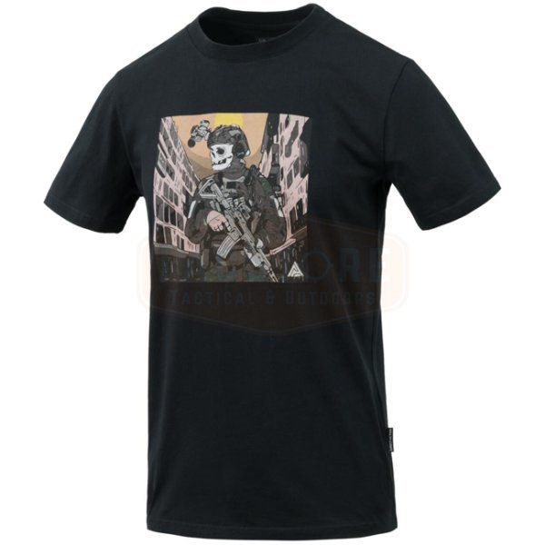 Direct Action T-Shirt DA Skeleton - Black - S