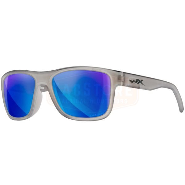 Wiley X WX Ovation Captivate Polarized Blue Mirror - Transparent