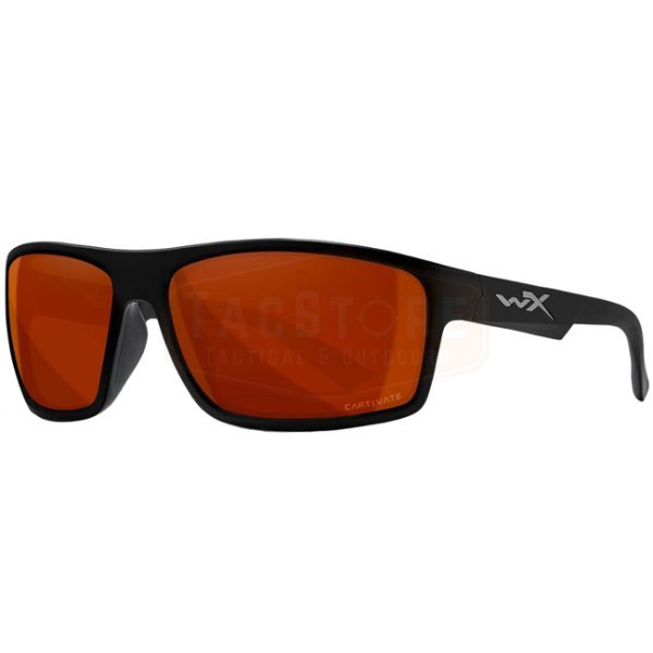 Wiley X WX Peak Captivate Polarized Copper - Black