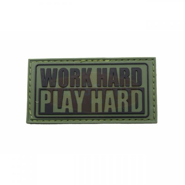 Pitchfork Work Hard Patch - Olive