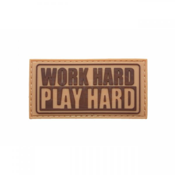 Pitchfork Work Hard Patch - Tan