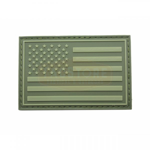 Pitchfork US Left IFF Flag Patch - Olive