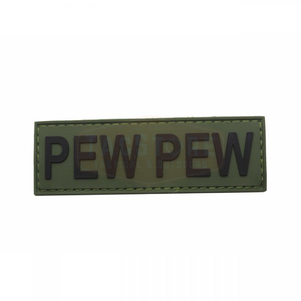 Pitchfork Pew Pew Patch - Olive