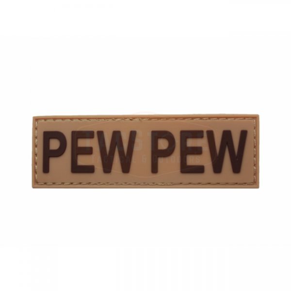 Pitchfork Pew Pew Patch - Tan