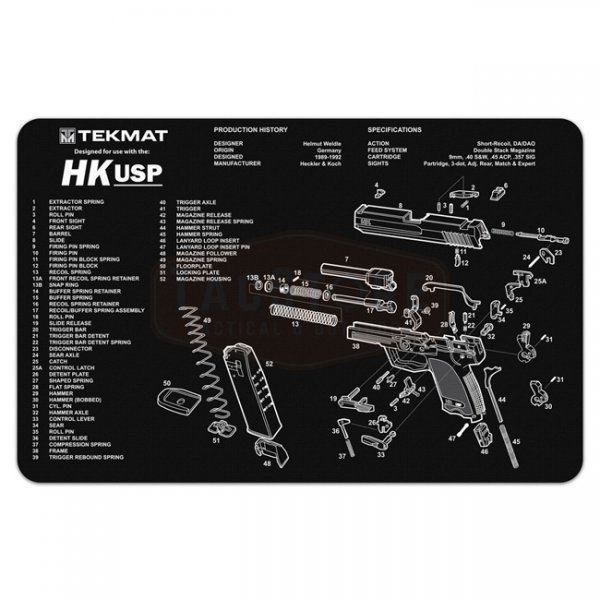 TekMat Cleaning & Repair Mat - H&K USP