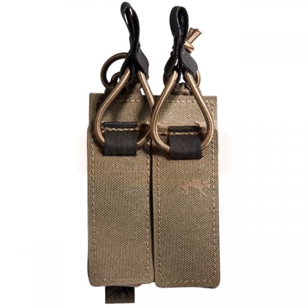 Tasmanian Tiger Double Pistol Magazine Pouch Velcro - Coyote