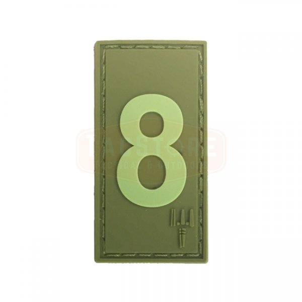 Pitchfork Number 8 Patch - Olive