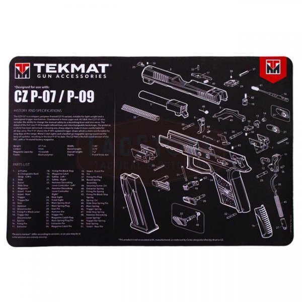 TekMat Cleaning & Repair Mat - CZ P-07 / P-09