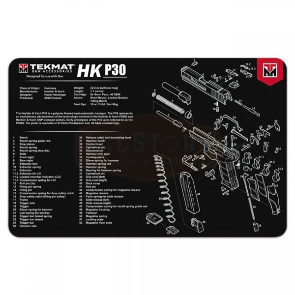 TekMat Cleaning & Repair Mat - H&K P30