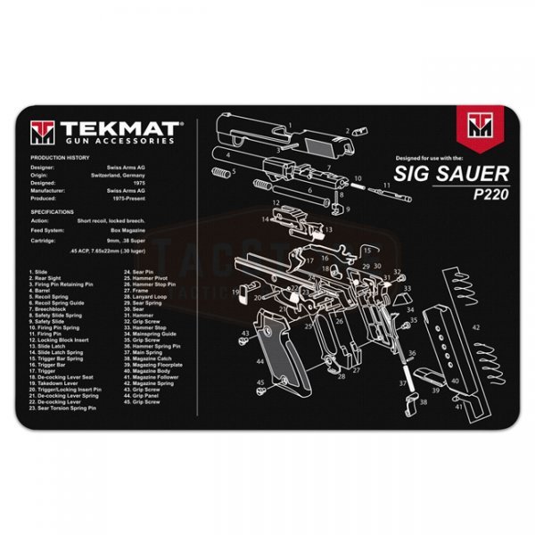 TekMat Cleaning & Repair Mat - Sig Sauer P220