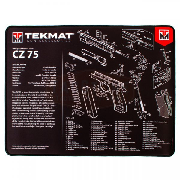 TekMat Cleaning & Repair Mat Ultra 20 - CZ-75