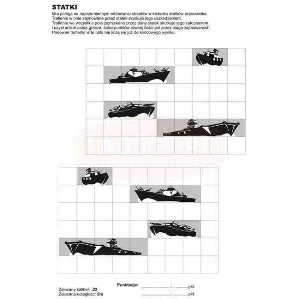 Range Solutions RS-Ships Shooting Target 50pcs