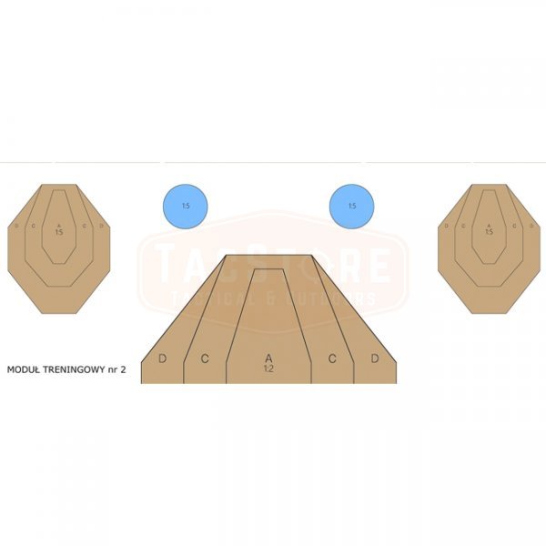 Range Solutions Shooting Target Drill-2 50pcs