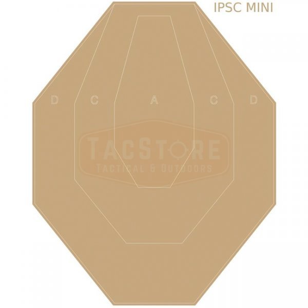 Range Solutions Shooting Target IPSC Mini 50pcs