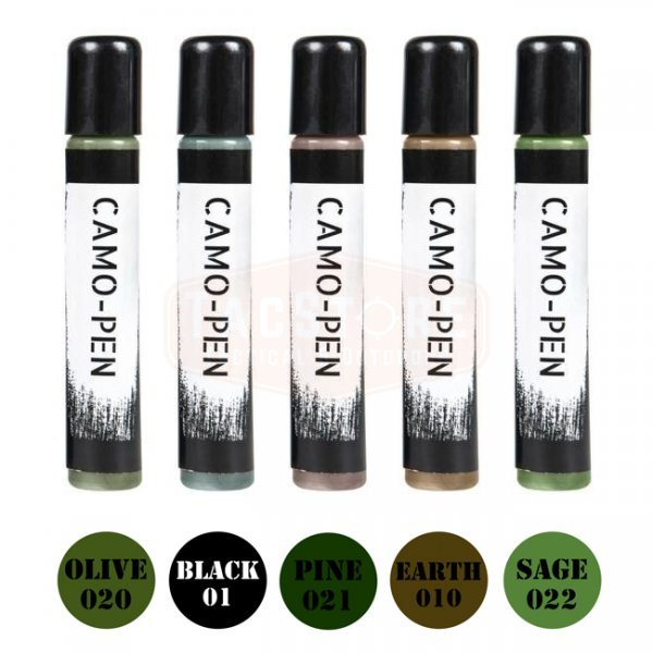 Camo Pen Camouflage Paint - Woodland Set