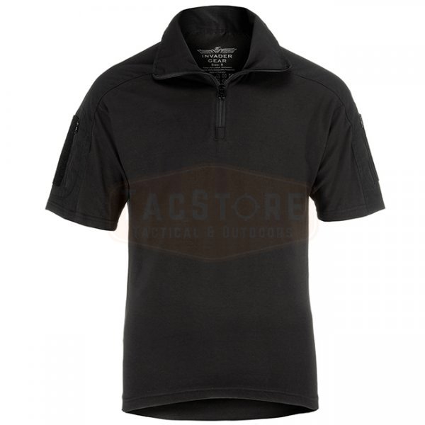 Invader Gear Combat Shirt Short Sleeve - Black - M