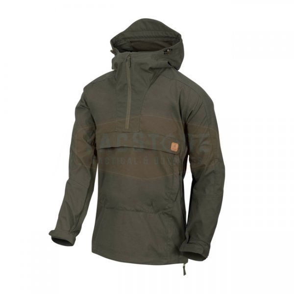 Green anorak jacket hot sale with hood