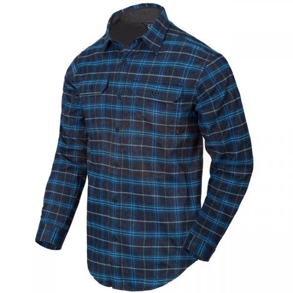 Helikon-Tex GreyMan Shirt - Blue Stonework Plaid - XS