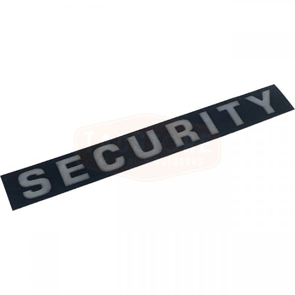 Pitchfork SECURITY Reflective Face Shield Sticker - Black