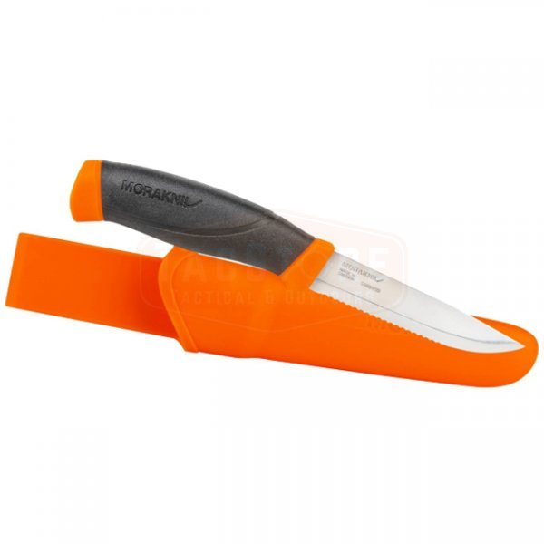 Morakniv Companion F Serrated - Stainless Steel - Orange