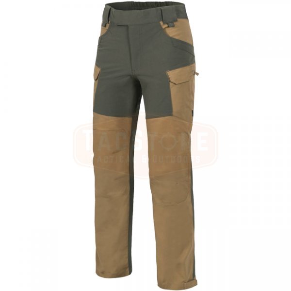 Helikon-Tex Hybrid Outback Pants Duracanvas - Coyote / Taiga Green - XL - Long