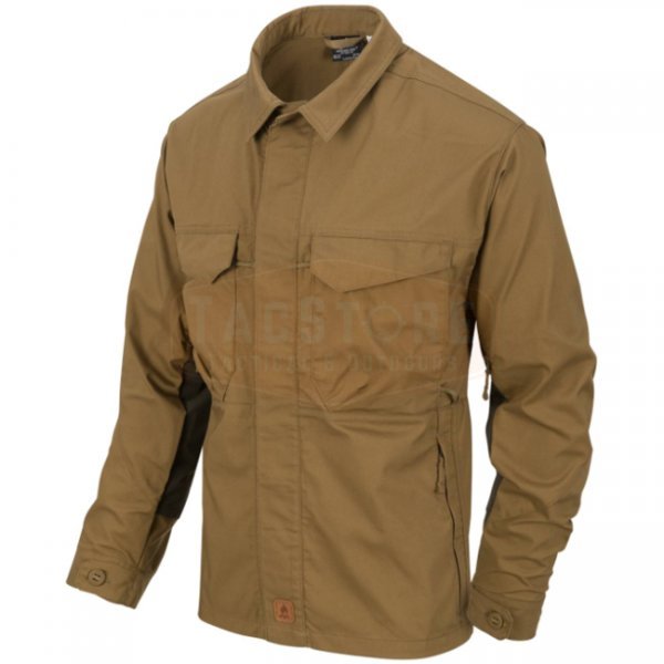 Helikon-Tex Woodsman Shirt - Coyote / Taiga Green A - 3XL