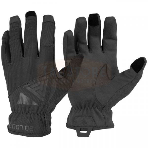 Direct Action Light Gloves Leather - Black - XL