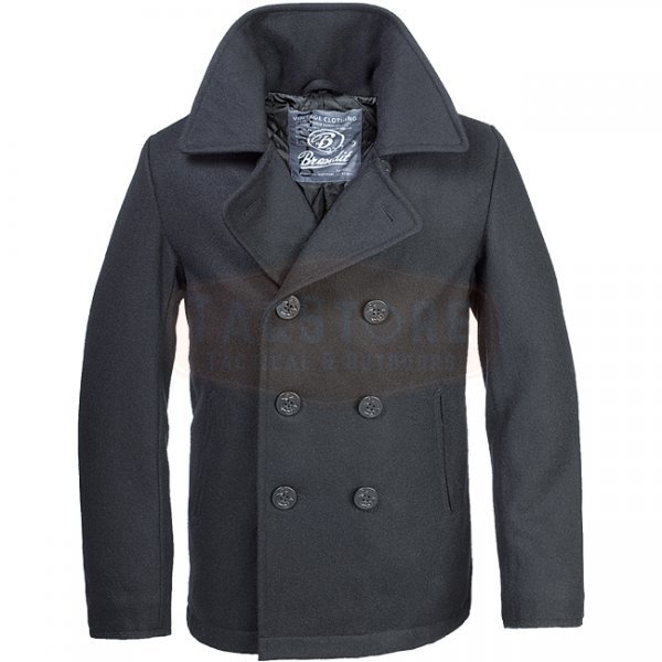 Brandit Pea Coat  - Black - S